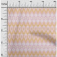 thumbnail image 1 of oneOone Cotton Poplin Fabric Damask & Chevron Ikat Printed Craft Fabric BTY 56 Inch Wide, 1 of 4