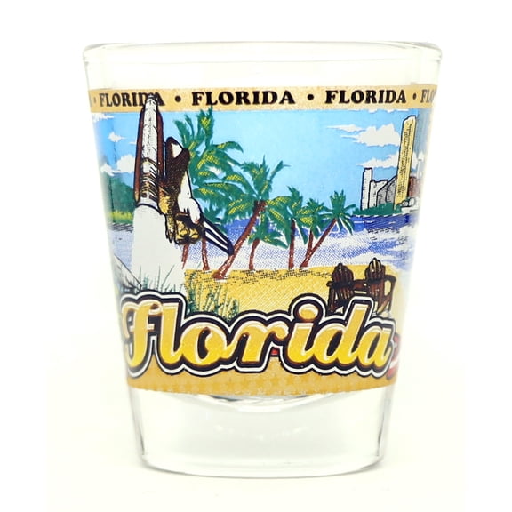 Florida ST Wraparnd Shot Glass