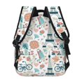 thumbnail image 4 of Easygdp Eiffel Tower Mochila Ergonómica Versátil para Laptop - Múltiples Bolsillos, Correas Ajustables, Unisex para Escuela, Viajes y Actividades al Aire Libre-One Size, 4 of 5