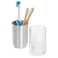 thumbnail image 5 of iDesign Austin Covered Toothbrush Holder, Brushed, 5 of 7