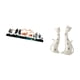 thumbnail image 5 of Escultura de ciervo y gato para decoración de pared, ideal para jardín, valla, interior/exterior, porche, comedor, repisa, mesa o como regalo de boda., 5 of 8
