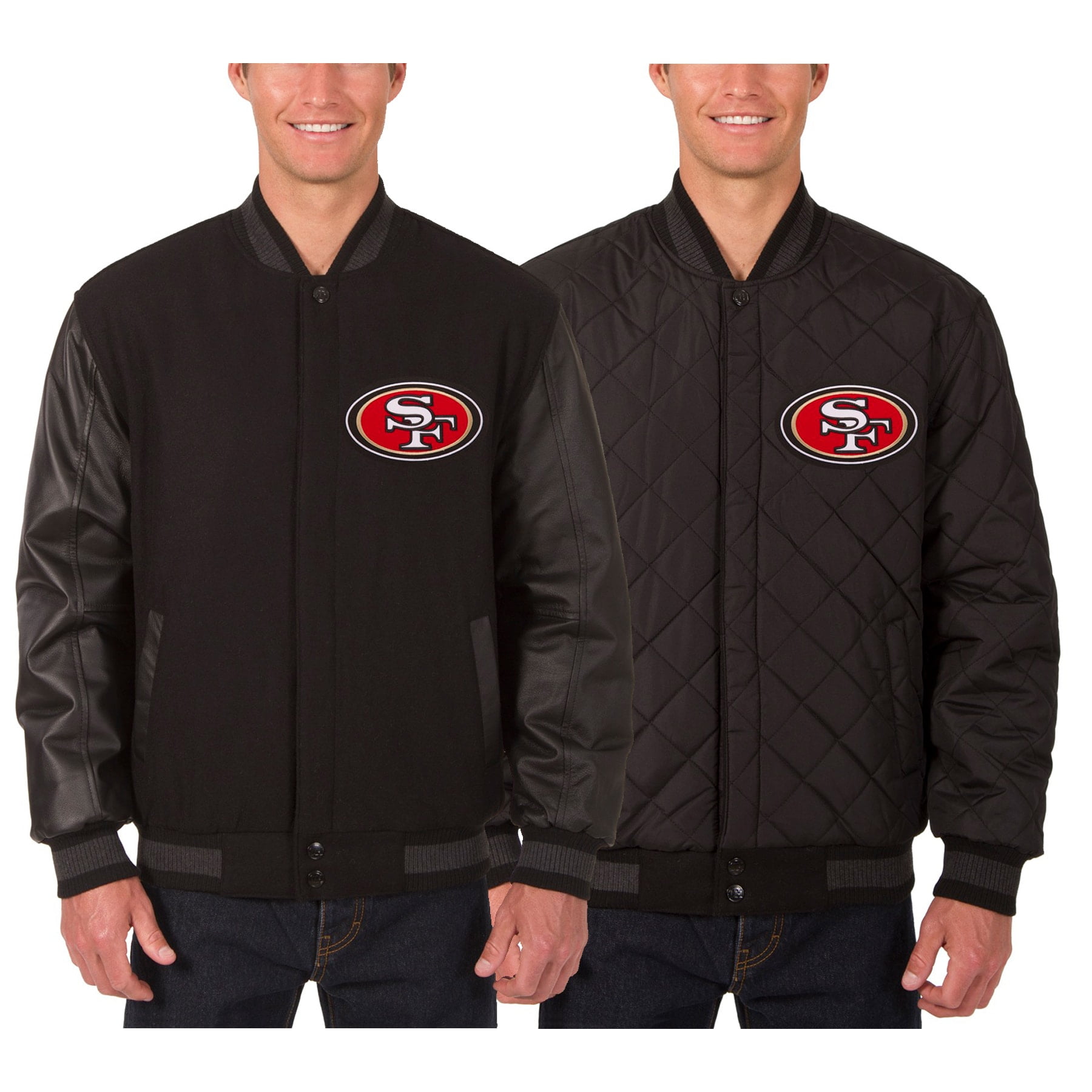 Leather Reversible Jacket 