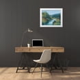 thumbnail image 3 of OToole, Tim 32x26 White Modern Wood Framed Museum Art Print Titled - Trout Stream I, 3 of 4