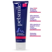 Petsmile VOHC Dog & Cat Toothpaste, Proven Plaque & Tartar Control, Rotisserie Chicken 4.2 oz