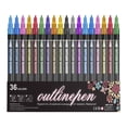 thumbnail image 2 of yuksok Double Line Outline Markers Craft Pens for Card Making Scrapbooking Painting 36 Colors, 2 of 9