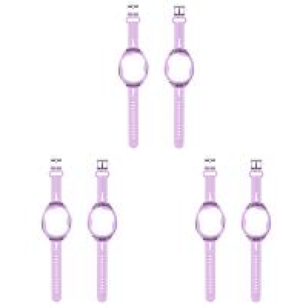 Soporte Pulsera TPU para Uni Y Adolescentes 6 3 A 8 85 Pulgadas () Púrpura