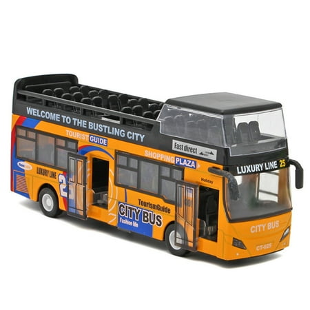 

✪ Macao Double Deck Light BusToy Alloy Model Bus Lighting Music Multiple Colors