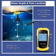 thumbnail image 2 of GJX Portable Fish Finder,Fish Finder for Boat,Handheld Fish Depth Finder with Sonar Transducer for Boat Fishing Ice Fishing, 2 of 10