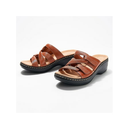 

Gomelly Women Wedge Sandal Vintage Anti-slip Open Toe Sandals Breathable for Summer Holiday Slippers