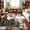 Multicolor, variant on Retro Cartoon Chef Washable Area Rug 2 x 3 ft Vintage Wine Glass Farmhouse Traditional Soft Non Slip Rugs Stain Repellent Indoor Felt Carpet for Living Dining Room Bedroom Home Office