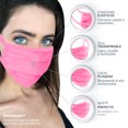 thumbnail image 2 of Cubrebocas Tela Jiuyu 120pz Rosa, 2 of 7