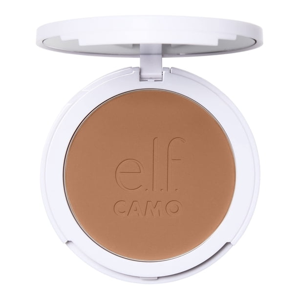 Base de maquillaje en polvo e.l.f. Camo Lightweight Medium 375 N