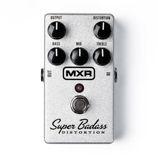 Pedal de distorsión MXR Super Badass M75 100% analógico True Bypass MXR PEDAL MXR SUPER BADASS DISTORTION M75