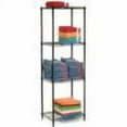 thumbnail image 4 of Nexel 5 Tier Black Epoxy Wire Shelving Starter Unit, 30"W x 18"D x 74"H, 4 of 4