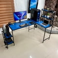 thumbnail image 1 of Desk-Top Modelo L Escritorio Gamer marca Ambientika (Azul), 1 of 8