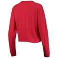 thumbnail image 3 of Women's New Era Red Washington Nationals Baby Jersey Cropped Long Sleeve T-Shirt, 3 of 3