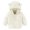 White, variant on Loopsun Kids Fleece Jackets, Kids Boys Girls Casual Hooded Fleece Jacket Long Sleeve Outerwear Gray, 12-18 Months