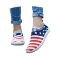 thumbnail image 2 of KANG Fashion US Flag Print Barefoot Shoes for Women & Men | Wide-Toe-Box Minimalist Sneakers: Breathable Walking, Yoga, and Beach Shoes Multicolour1 36, 2 of 8