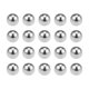 thumbnail image 1 of Uxcell Bolas de Rodamiento de Acero Cromado Plata G10 Grado de Precisión para Ruedas 20 Pcs 0.3 pulgadas, 1 of 3