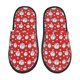 thumbnail image 1 of Fotbe Cute Baseball Pantuflas Peludas para Mujer con Estampado, Zapatillas de Peluche, Zapatos de Invierno para Casa, Uso Interior y Exterior-Large, 1 of 8