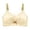 Yellow, variant on Women's Plus Size Minimizer Bra Thin Full Coverage, Wireless Side Smoothing Support Lingerie, Big Bust Visual Reduction Underwear, Adjustable Strap No Underwire