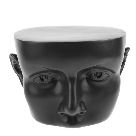 Novedoso soporte para gafas de sol - Maniquí de resina negra para gafas, anteojos, Negro jinwen Eyewear Mannequin Head