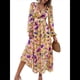 thumbnail image 2 of Vestido Bohemio Informal de Larga con Escote en V Profundo para Mujer Amarillo S, 2 of 10