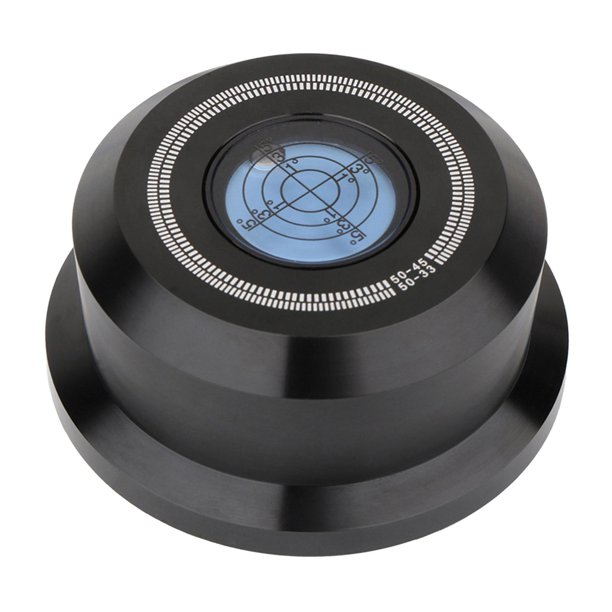 Estabilizador de Peso Récord de 50Hz con Nivel de Burbuja 50Hz Protege El Reductor de Discos Estabilizador de Disco Giratorio de 320G Negro RT5328 SM SunniMix Abrazadera de peso récord