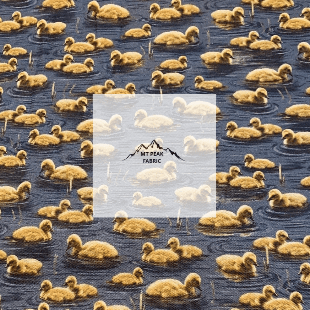 Ducks Packed Cotton Fabric