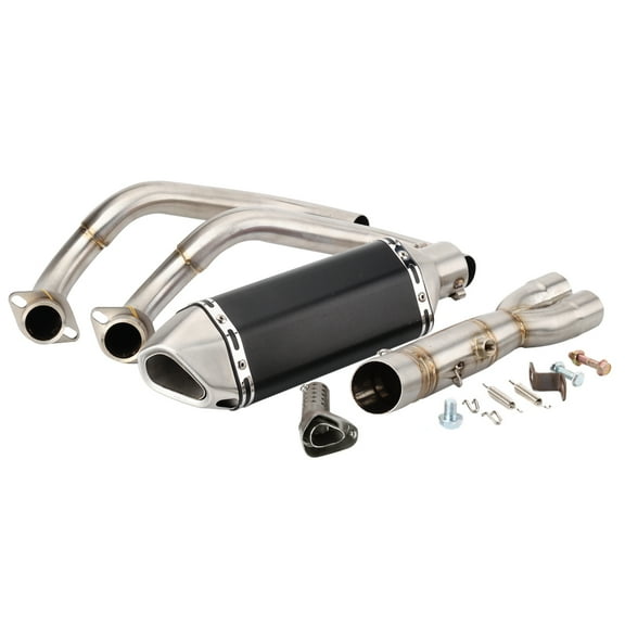 GFYSHIP For Yamaha MT07 FZ07 2014-2020 XSR 700 2016-2020 XSR700 XTribute 2016 2017 2018 2019 2020 Motorcycle Exhaust Pipe Muffler with Link Pipe Full System MT-07 FZ-07 MT FZ 07