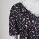thumbnail image 3 of Gibobby Camiseta con cuello en V para mujer Camiseta manga corta esponjosa verano, camisetas informales con cuello y encaje, camisa Formal negocios(Rosa,G), 3 of 4