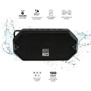 Altec Lansing HydraMini Everythingproof Wireless Portable Bluetooth Speaker, Black, IMW1000-BLK
