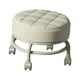 thumbnail image 3 of Taburete con ruedas giratorias de 360  degree, taburete con ruedas de polea, ruedas giratorias universales pequeñas y resistentes, mini taburete móvil para Beige BLESIY Asiento rodante bajo, 3 of 8