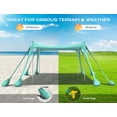 thumbnail image 4 of Carpa de playa Rengue de 3 x 3 m con protección UV UPF50+ con sacos de arena, 4 of 7