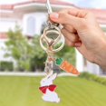 thumbnail image 2 of asddcavvf Easter Keychain Creative Personality Cute Bunny Keychain Pendant Bag Ornament, 2 of 5