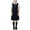 Navy, variant on Girls 3 Piece Summer Set Lapel Button Down Short Sleeve Shirts Pleated Skirts With Tie Preppy Style Trendy Outfits (14-15 Years, Navy-F)
