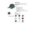thumbnail image 2 of Yupoong 6363V Adult Brushed Cotton Twill Mid-Profile Cap - Putty - One Size, 2 of 2