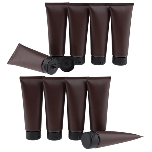 10 Piezas de Tubos de Crema Vacíos para Jabón, Champú, Acondicionador, Gel de , Cremas