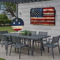 thumbnail image 6 of Outdoor TV Cover 58x37x4.5in, Retro American Flag Star and Stripe Weatherproof TV Screen Protector with Zipper, Farmhouse Wooden Plank Outside Television Cover Fits Up to 60-65", 6 of 9