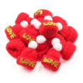 thumbnail image 1 of 3 unids/pack pequeño sombrero de Navidad tejido gorro de Papá Noel para ropa fiesta decoración del hogar DIY accesorios de tocado hechos a mano, 1 of 4