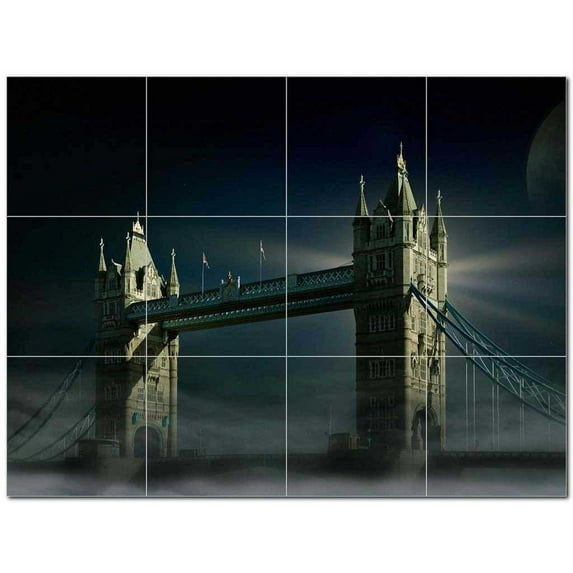 Bridge Ceramic Tile Mural Kitchen Backsplash Bathroom Shower 400302-XL43