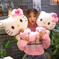 thumbnail image 5 of Hello Kitty juguetes de peluche muñecas, juguetes para niñas, almohada de peluche, juguete de peluche suave (rosa, 11), 5 of 5