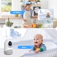 thumbnail image 4 of Monitor HelloBaby con cámara y audio, pantalla de 5'' con transmisión de video de 16 horas, cámara remota con zoom panorámico, conversación bidireccional, modo VOX, visión nocturna automática, alcance, 4 of 5