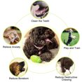 thumbnail image 3 of Dog Chew Toys Squeaky Ball for Aggressive Chewers Medium Large Dogs Rubber Football, 3 of 8