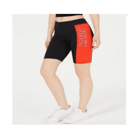 Juicy Couture Women's Graphic Bike Shorts Black- Size M