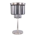 thumbnail image 2 of Elitco Lighting Sydney 3 light Polished nickel Table Lamp Silver Shade (Grey) Royal Cut Crystal, 2 of 2