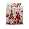 thumbnail image 1 of Bannière de Table Décorative Moins de 10 2023 Saint-Valentin Mariage Drapeau de Table Rouge Saint-Valentin Décoration Maison Nappe Imperméable Mariage Fête, 1 of 5