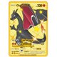 thumbnail image 1 of 1Pcs Metal Card Spanish Version Anime Figure Charizard Pikachu Battle Trading Pocket Monster Cards Toy, 1 of 5