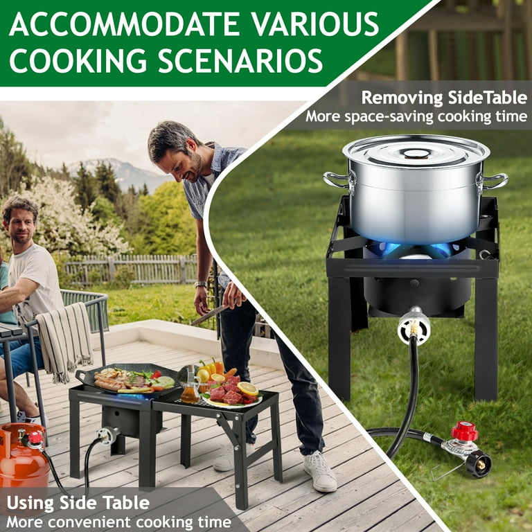 Ktaxon Propane Stove, 50000 BTU Outdoor Cooker, Portable Gas