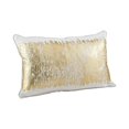 thumbnail image 2 of SARO 700.GL1220B Coussin Rectangulaire à Bande Métallique 12 x 20 Po - Or, 2 of 9